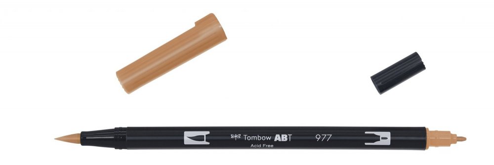 Tombow Flamaster Brush pen ABT, saddle brown