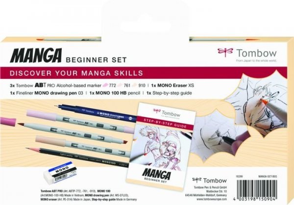 Zestaw Tombow Manga Beginner Set